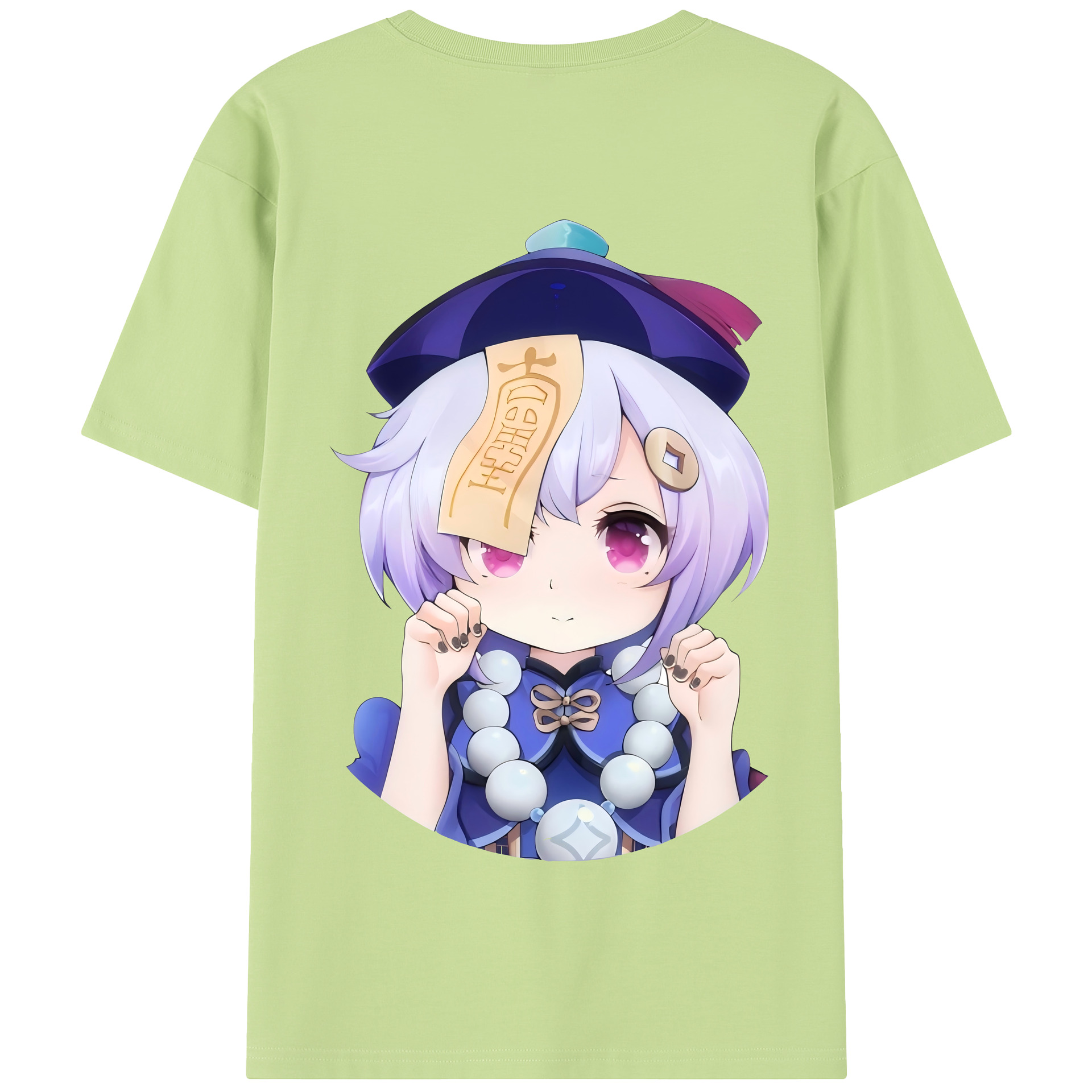 げんし神 七七 なな  genshin Nana 綿100％半袖Tシャツ（背面プリント）
